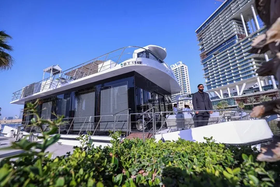 Exclusive Morning Breakfast on a House Boat Dubai