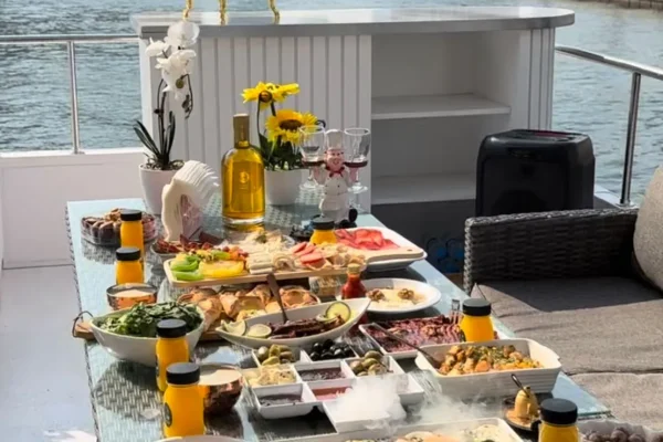 Exclusive Morning Breakfast on a House Boat Dubai