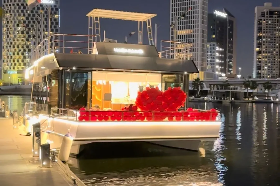 Exclusive Morning Breakfast on a House Boat Dubai