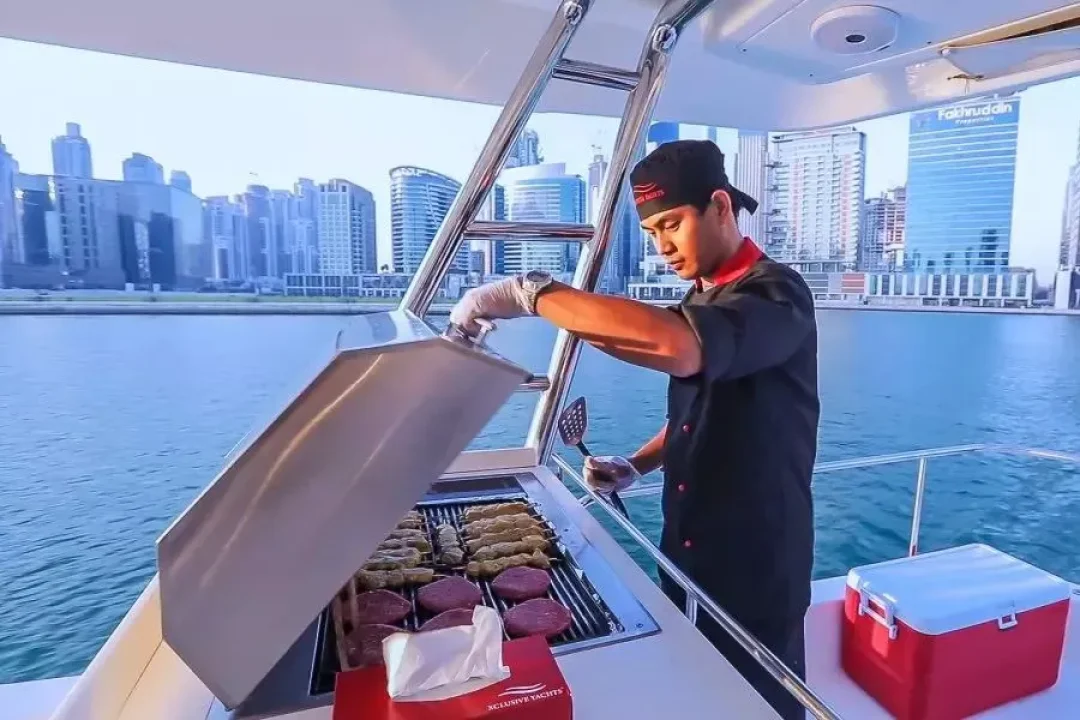 Exclusive Morning Breakfast on a House Boat Dubai