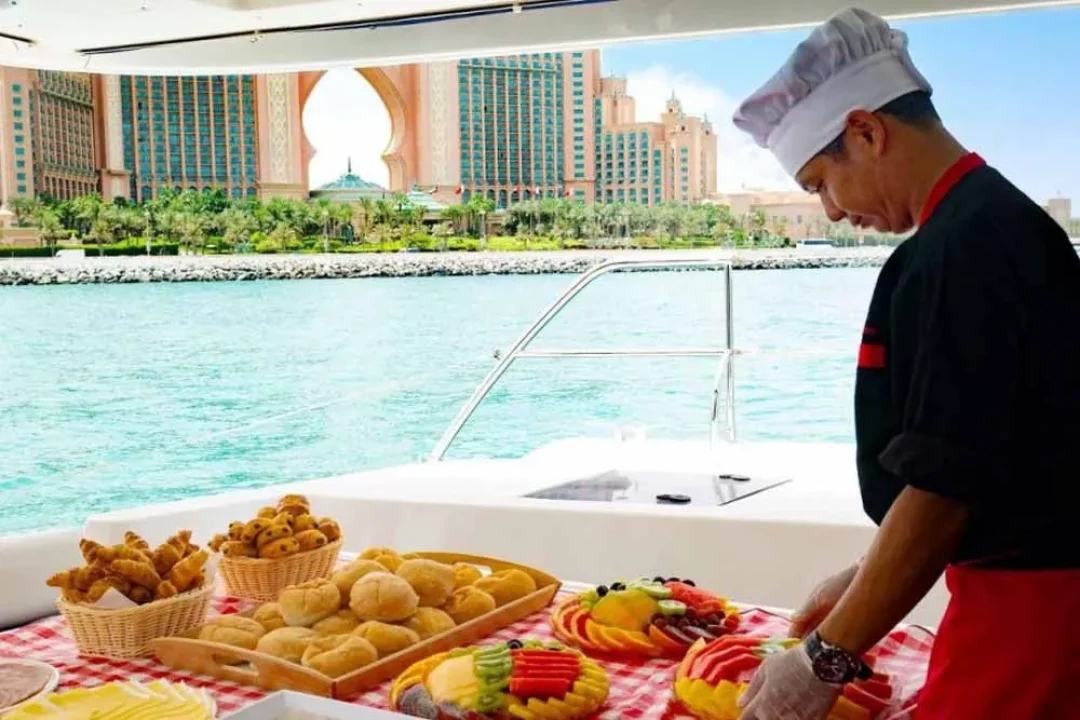 Exclusive Morning Breakfast on a House Boat Dubai