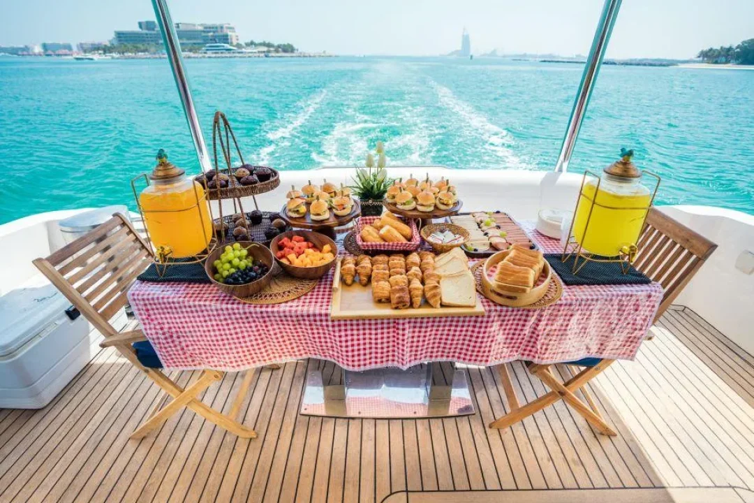 Exclusive Morning Breakfast on a House Boat Dubai