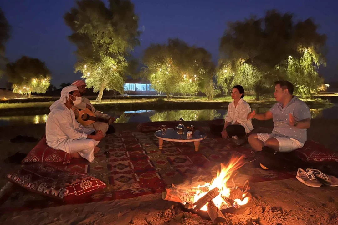 Enchanting Dinner in the Al Marmoom Desert